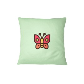Bona Basics, Decorative Cushion Cover, Home Decoration, for Sofa, Cafeteria, Size: 45 x 45 cm, Colour: Light Green