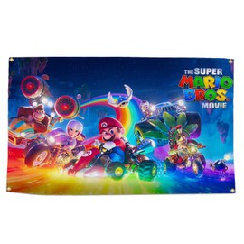 Super Nostalgic Classic Game Tapestry 3 * 5 Feet With Four Brass Buttonholes For Hanging Suitable For Indoor University Dormitory Party Tapestry Art poster (Introduction Map)