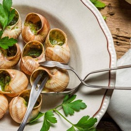 GOODFEER Snail Cutlery Set for Snail Tongs, 3 x Stainless Steel Food Tongs and 3 x Food Forks for the Kitchen