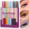 MAEPEOR 12PCS Eyeliner Pencil Set Smooth Natural Matte Gel Eye