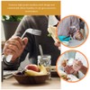 LALAFINA Adaptive Utensils Set Angled Fork and Spoon Stainless Steel