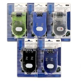 Wire Combination Lock for Bicycles & Lockers (Anti-Theft) Locking Device 2ea