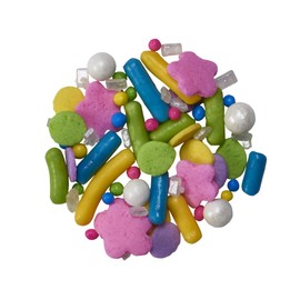 DecoPac Spring Fusion Mix Sprinkles, 26oz, Shaped Candy Sprinkles in Handheld Container, Edible Decorations For Celebration Cakes, Cupcakes, Cookies and Donuts