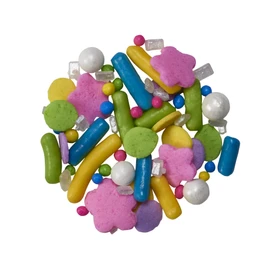 DecoPac Spring Fusion Mix Sprinkles, 26oz, Shaped Candy Sprinkles in Handheld Container, Edible Decorations For Celebration Cakes, Cupcakes, Cookies and Donuts