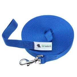 Maximum Pet Products 80ft Blue Dog Training Lead