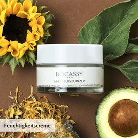 Moisturising Cream Repair Damaged Skin Face Woman Man Natural Anti-Wrinkle Redness Face Vitamins F E Correcting - Repair Anti-Impurities Anti-Fatigue Anti-Ageing Vegan 50 ml