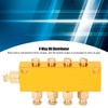 Oil Distributor Valve, Oil Distributor 4-Way (1 Inlet 4 Outlet),