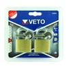 TIMCO P40X2 Brass Padlock-2pcs-Ideal for luggage-cabinets-sheds-gates-40mm, 40mm, Set of 2