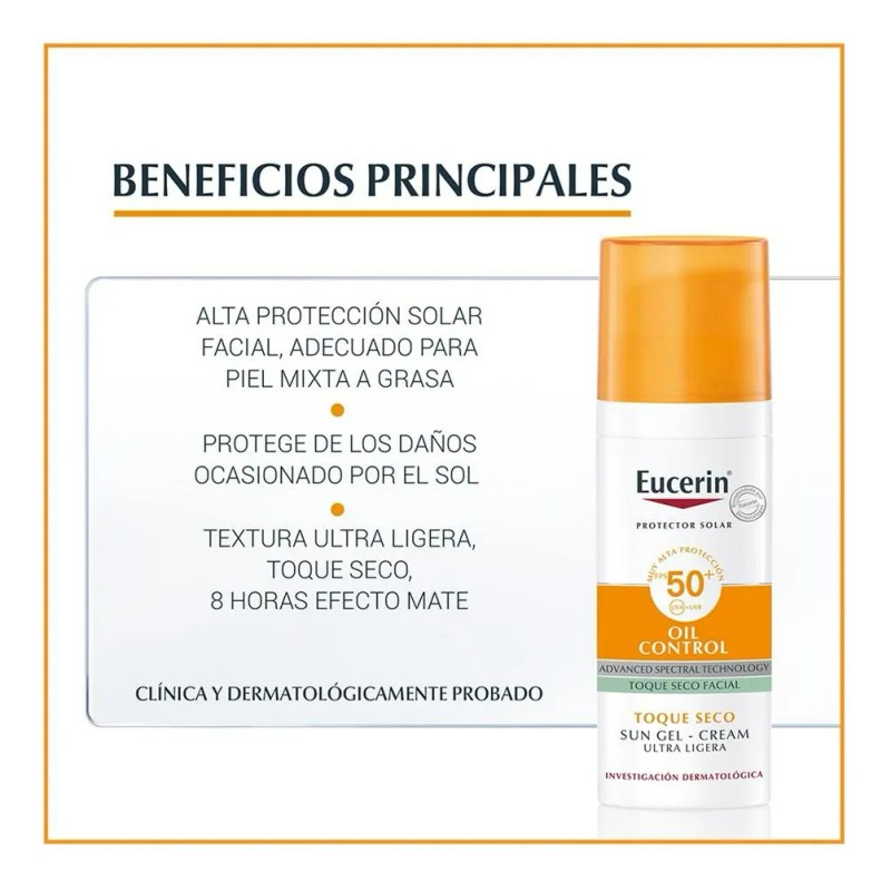 Gel Crema Oil Control Dry Touch 50ml Eucerin