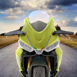 XM Floding Stealth Rear View Wind Wing Mirrors Black For Aprilia RS660 RSV4 RSV4 R