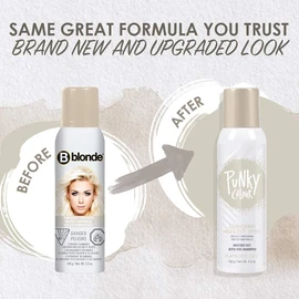 Punky Temporary Hair Highlight Spray, Platinum Blonde, 3.5 oz, 2-Pack
