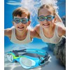 HIGAHY Kids Swimming Goggles - Adjustable Anti Fog Swimming Goggles