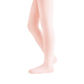 PAPPNTI Girls' Ultra Soft Pro Dance Tights Ballet Footed Daily Student Tights (Toddler/Little Kid/Big Kid) Ballet Pink 1 Pair M
