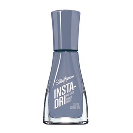 Sally Hansen Insta-Dri Nail Polish | Quick Dry, Long Lasting, Streak-Free Shine | Opaque, Shiny | 508 Slow M-ocean | Gray Blue Nail Color.