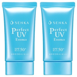 센카 퍼펙트 유브이 에센스 에이 선크림 SPF50+ PA++++, 50g, 2개 SENKA Perfect UV Essence A Sunscreen SPF50+ PA++++, 50g, 2 pieces