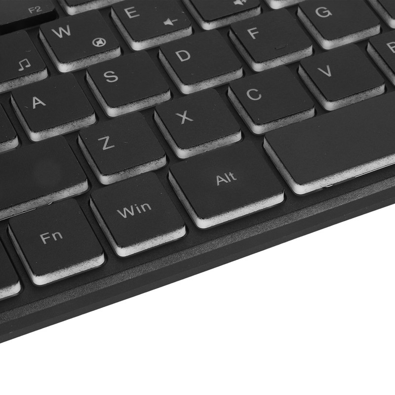 64 Keys RGB Backlit Keyboard USB Wired Gaming Keyboard Portable