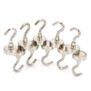 6 Magnetic Hooks 22lbs | Strong Neodymium Magnets | Heavy