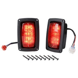 Golf Cart LED Taillights 2PCS - Compatible with Club Car DS (1982+) & Yamaha G14-G22 - OEM 1017035 Replacement - Bright & Durable Tail Light Kit