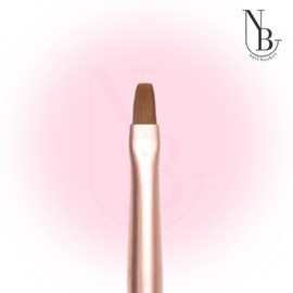 Viewgel Kolinsky Gel Nail Brush Flat 01, R259 Kolinsky Brush Flat 01, 1 pc / 뷰젤 콜린스키 젤네일 브러쉬 플렛01, R259  콜린스키 브러쉬 플렛01, 1개