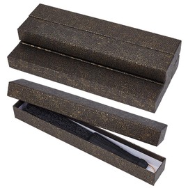 BENECREAT 6Pcs Folding Fans Gift Box, Gray Fans Storage Boxes, Portable & Elegant Fan Holder for Home Decor, Wedding Favors, 11x1.57xx1.22inch