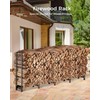 Mars Explo Firewood Rack, 8ft Heavy Duty Fire Wood Storage