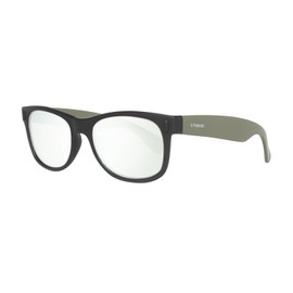 Polaroid Kids' P0115 JB TCG Sunglasses, Black Dark Khaki/Grey Silmir Pz, 46