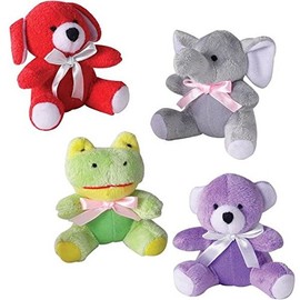 Zanies ITTY BITTIES Small Breed Dog Toy Brightly Colored Squeaker Toys Choose Character