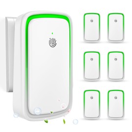 6Pack Air Purifier Plug In with 3 LED Night Light,Negative Air Ionizer for Home Use,Mini Filterless Mobile Air Cleaner for Odor,Smoke Dust,Pets,Quiet Operation Air Freshener for Home,Office,Kitchen