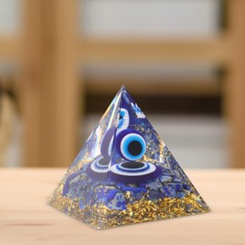 ABOOFAN Crystal Natural Gemstone Evil Eye Crystal Porstive Generator Stress Bring Good Luck and Wealth