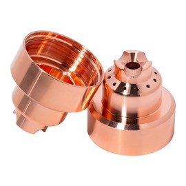 10PCS 220818 Plasma Cutter Shield for Hypertherm 45XP/65/85/105, Copper Alloy Torch Consumable Protection Caps