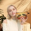MoCaliduccious Bumblebee & Floral Print Cosmetic Bag Stylish Travel Makeup