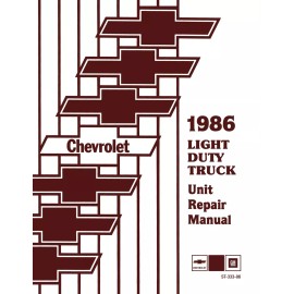 1986 Chevy LD Truck Unit Repair Manual