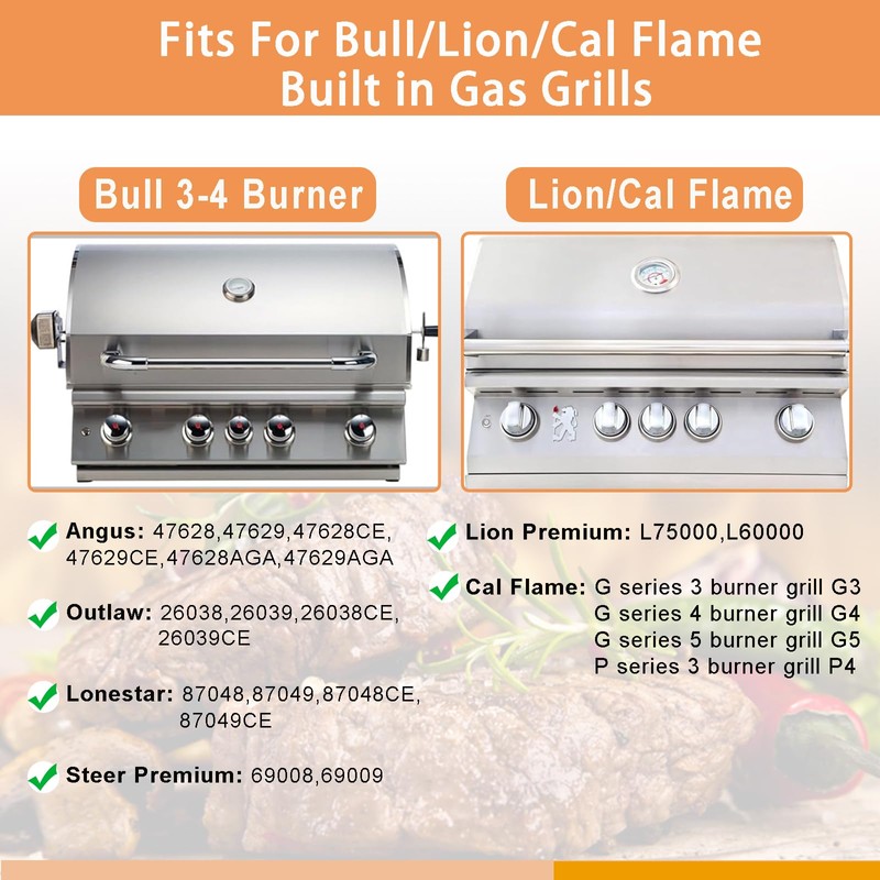 Zemibi Stainless Steel Flame Tamers, 4 PC Grill Heat Plate