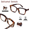 JiSoo Oversized Reading Glasses for Women 3.0, Stylish Designer Readers