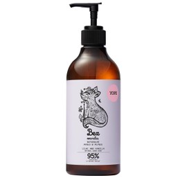 YOPE Natural Liquid Soap Lilac & Vanilla (500 ml) - Gentle Hand Soap with Elderflower Hydrolate & Vanilla Extract - Moisturising Care Soap for Dry Hands - Vegan & 98% Natural