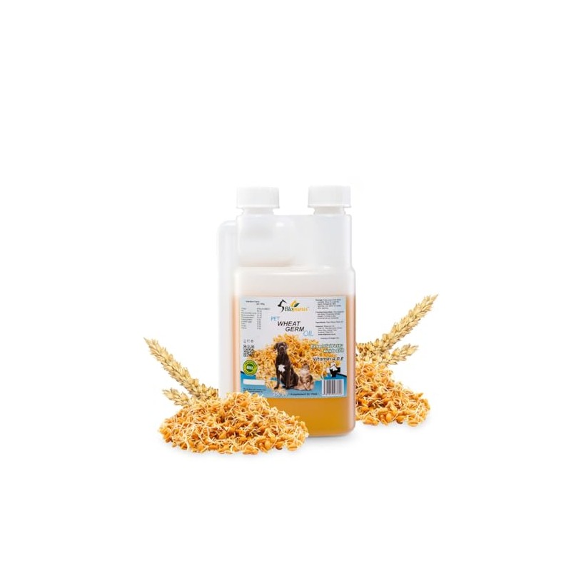 Biopurus Pure Natural Wheat Germ Oil For Dogs and Cats
