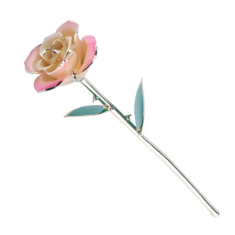 Long Stem Dipped 24k Gold Rose in Gift Box with