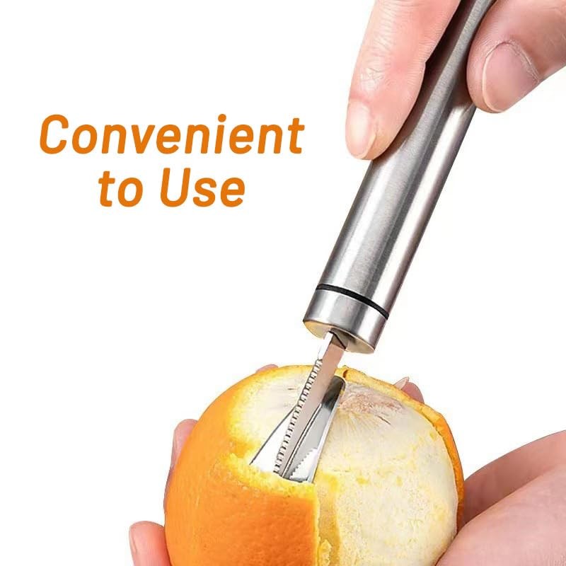 Stainless Steel Orange Peeler - Wide Using Fruit Slicer Cutter