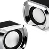 1 Pair Mini Desktop Speaker Multifunction Stereo Sound Strong Bass