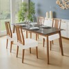 WUSOUPU Waterproof Dining Chair Seat Covers Leather Kitchen Seat Covers,
