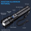 Rechargeable Flashlights High Lumens, 90,000 Lumen Brightest Led Flashlight with