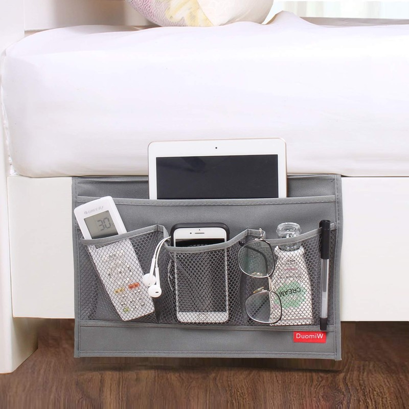 DuomiW Bedside Storage Organizer, Bedside Caddy, Table Cabinet Storage Organizer,