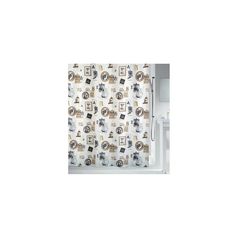 Spirella Polyester Shower Curtain