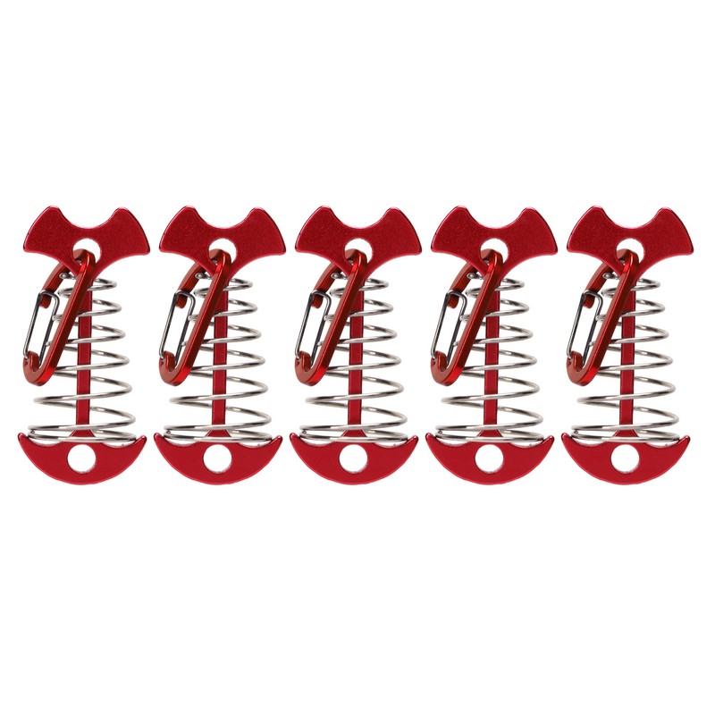 5pcs Fishbone Tent Nails Large Deck Boards Camping Tent Fixing
