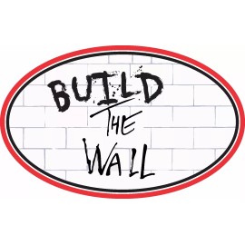 BUILD THE WALL TRUMP DECAL WINDOW BUMPER STICKER POLITICAL