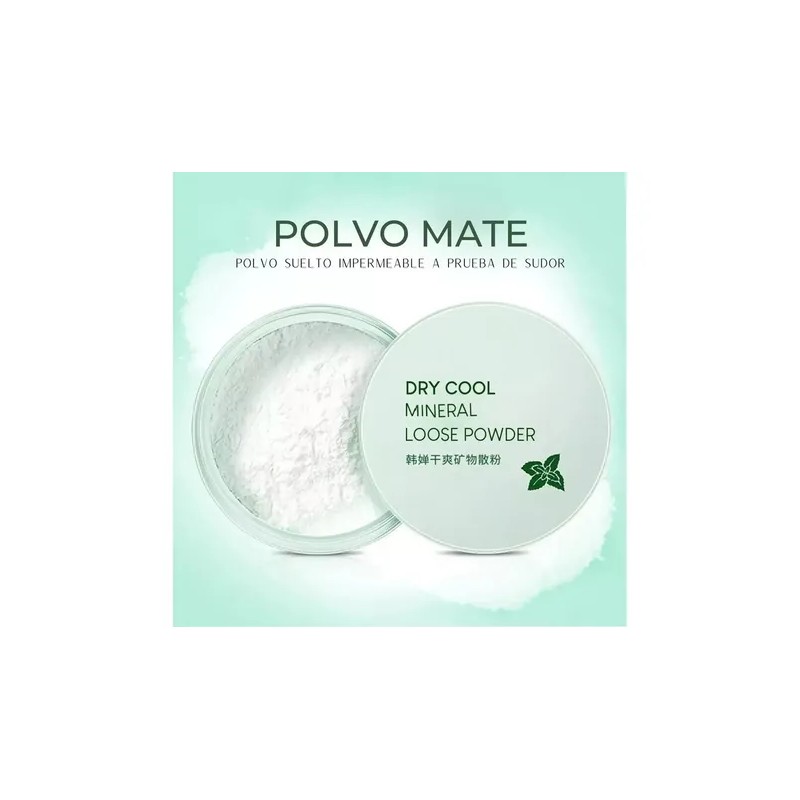 2 Polvo Mineral Cuidado Facial Translúcido Maquillaje Fijado