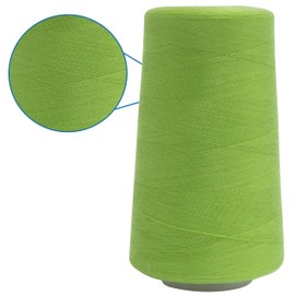 AERZETIX - C72756 - Sewing Thread Cone 120 (40/2) 4000 m - Made of Polyester - Manufacture, Haberdashery, Yarn, Cord, Sewing, Clothing, Thread - Colour Green - Apple - Light
