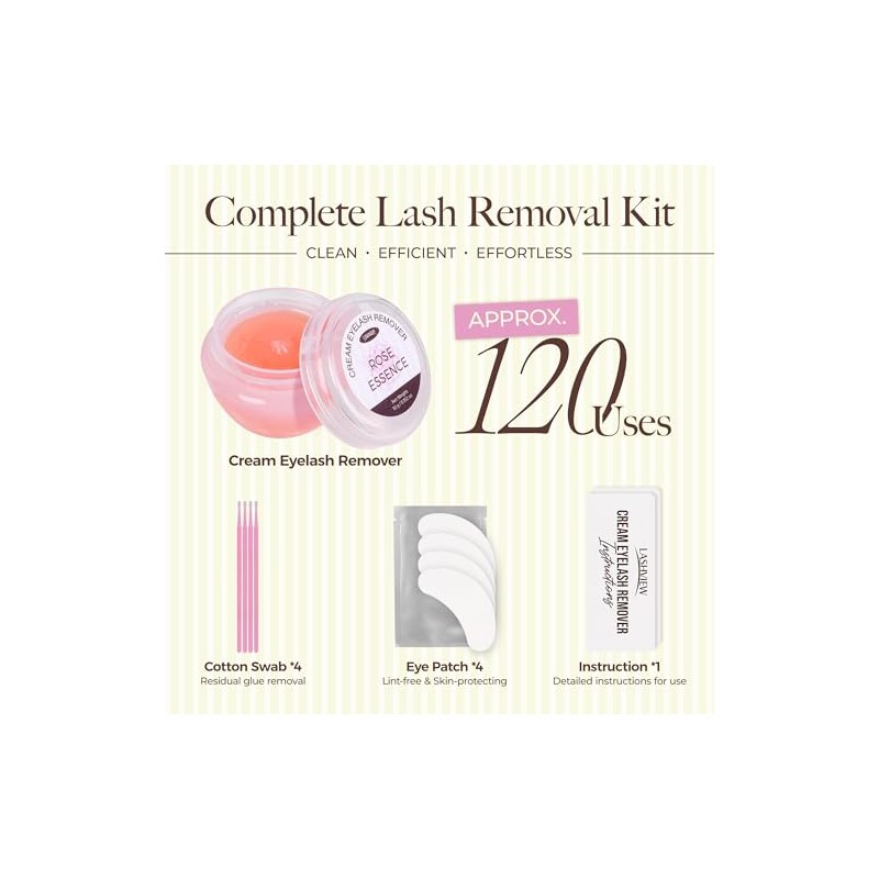 LASHVIEW Crema removedora de extensiones de pestañas 10 g -