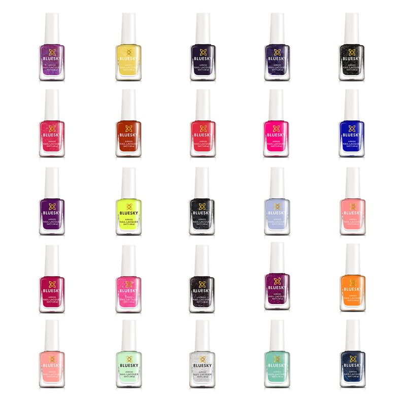 Bluesky Kids Nagellack, einfaches Schälen, ungiftig, wasserbasierte, plünderfreie Nagellack für