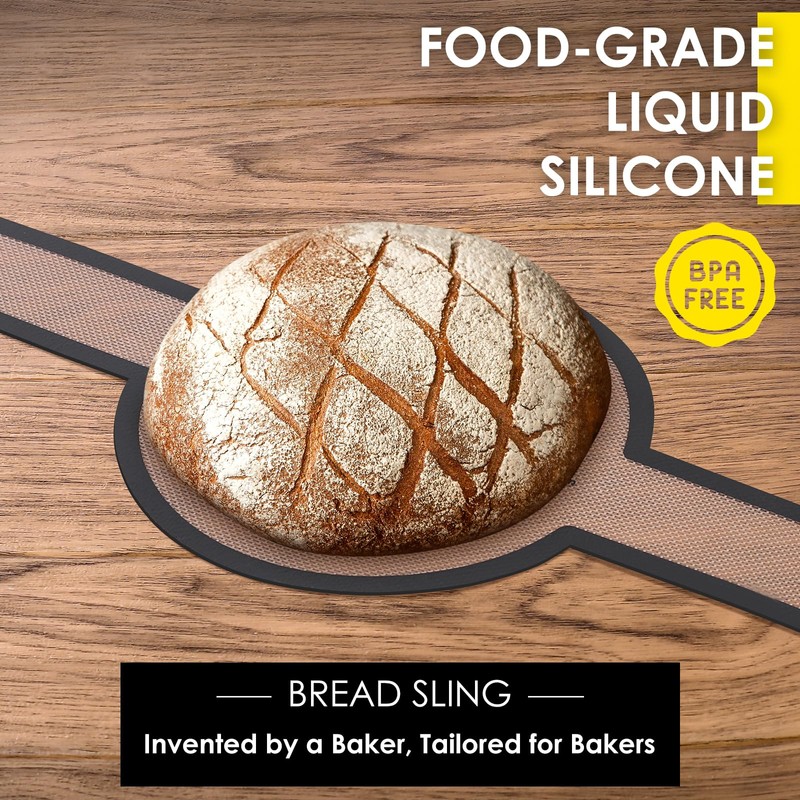 Upgraded Silicone Bread Sling Dutch Oven Liners Sourdough Baking Supplies